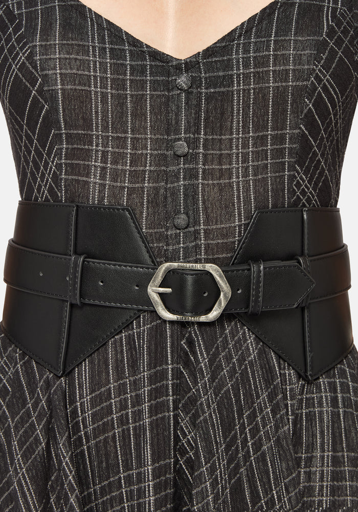 Lancet Buckle Pointed Waist Belt