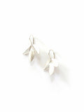Leaf Cluster Earrings - Silver Fair Anita