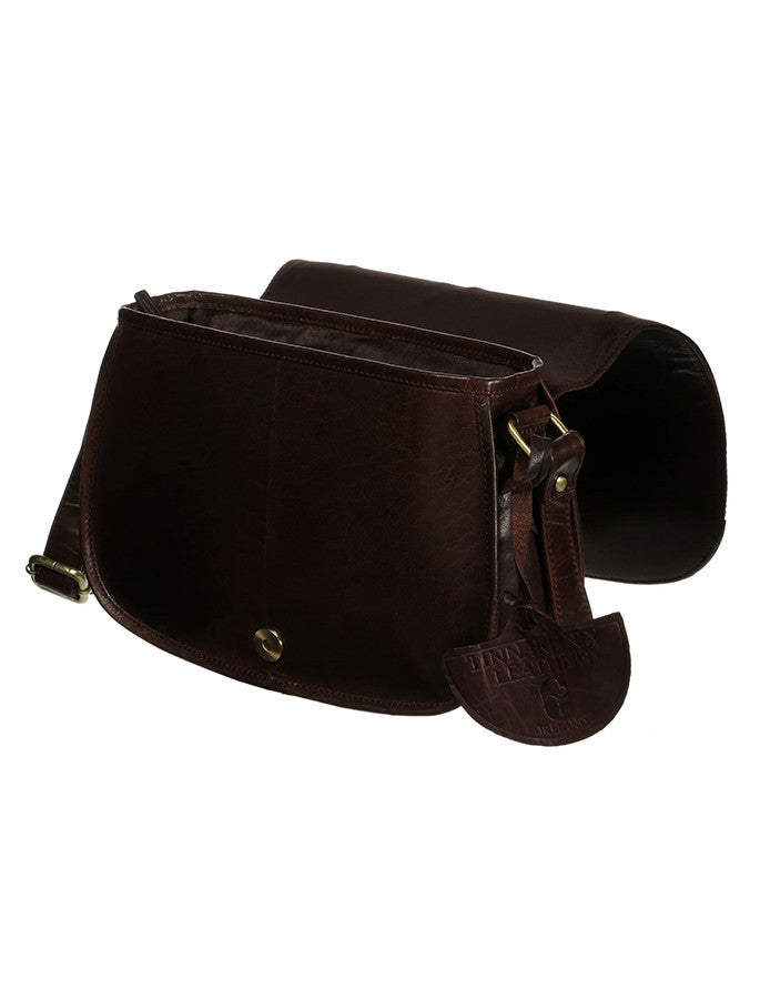 Leather Saddle Bag - Brown