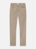 L'Homme Slim Brushed Twill -- Dusty Beige