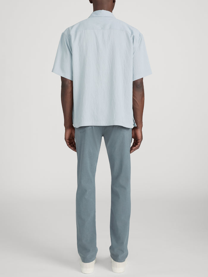 L'Homme Slim Brushed Twill -- Sea Blue