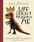 Life Doesn't Frighten Me 25th anniversary edition book cover with Basquiat-style figure art