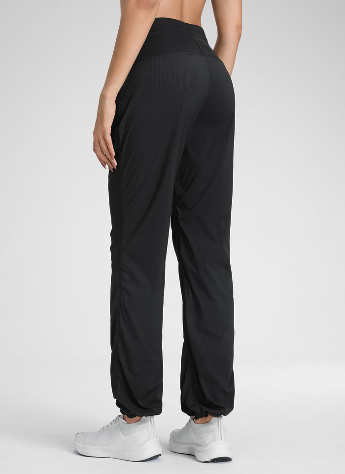CRZ YOGA Lightweight Workout Pants for Women Straight Leg 30" Black