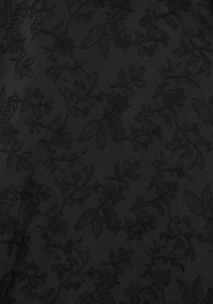 Lila Broderie Cut Out Maxi Dress
