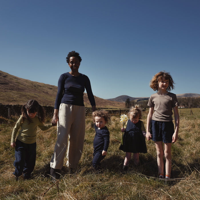 Linden Baby & Kids Trousers - Linen - Midnight