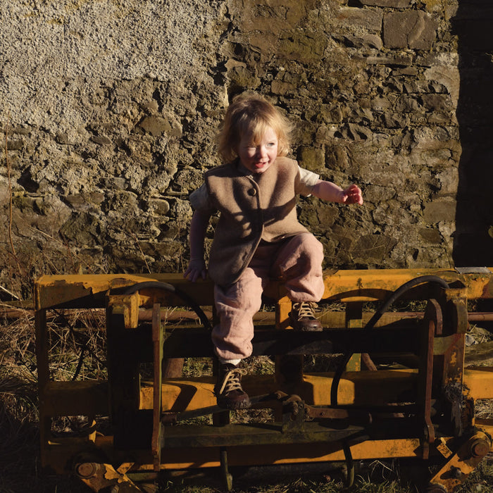 Linden Baby & Kids Trousers - Linen - Peony