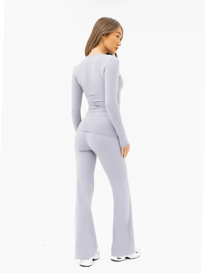 Lucia Long Sleeve Top - Pale Lilac