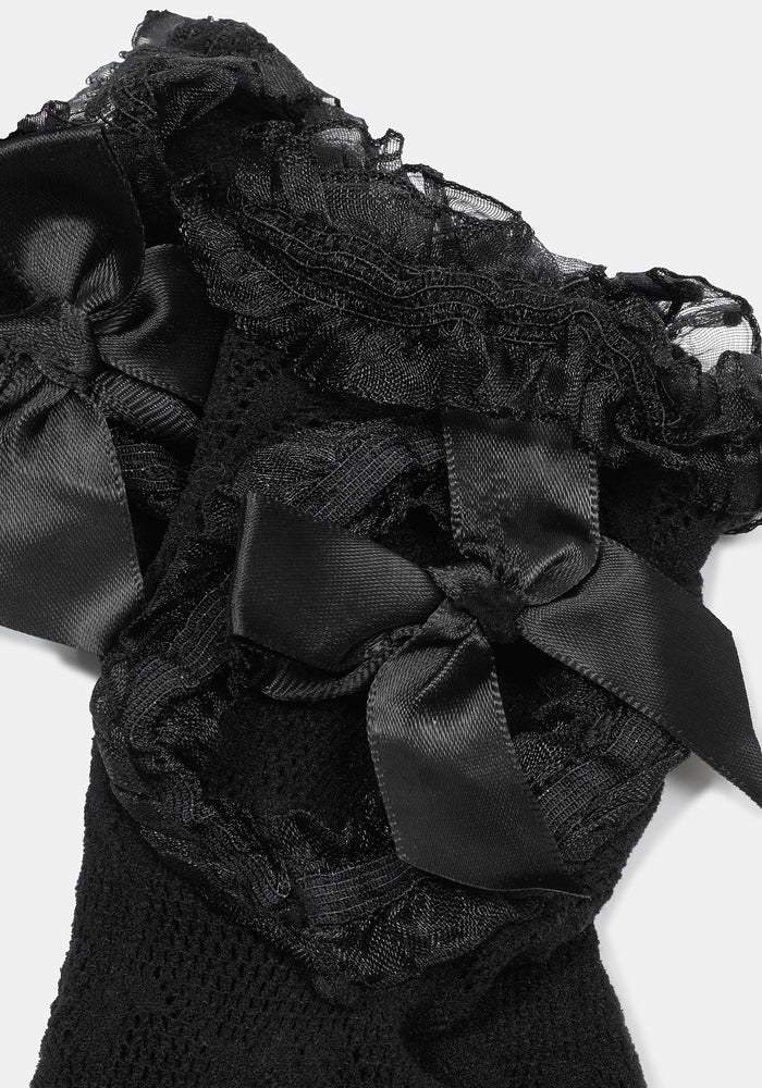 Luliya Lace Portrait Socks