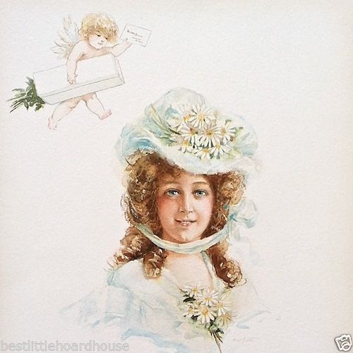 LULU GLASER SINGER Victorian Stone Lithograph Print 1903