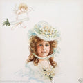 LULU GLASER SINGER Victorian Stone Lithograph Print 1903