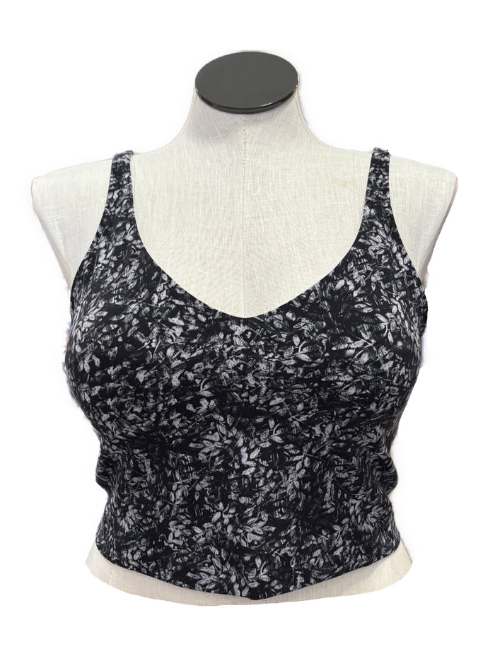 Lululemon Align Bra - Grayscale Foliage C/D Cup