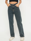 Madame Acid Wash Tinted Yellow Cotton Blend Jeans