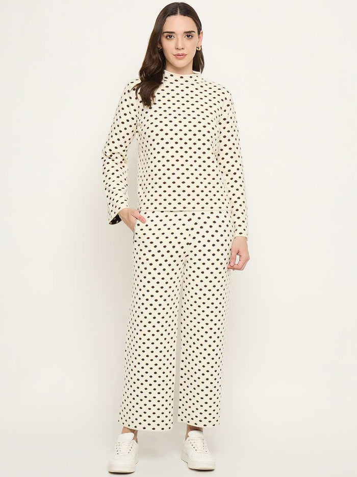 Madame Beige Knit Co-ord Set