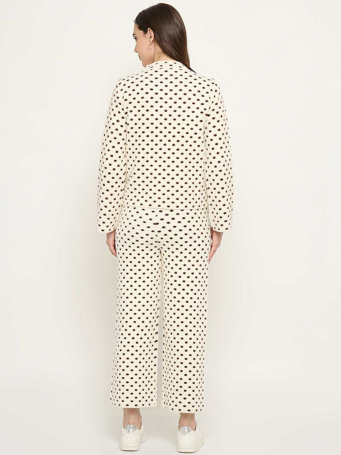 Madame Beige Knit Co-ord Set