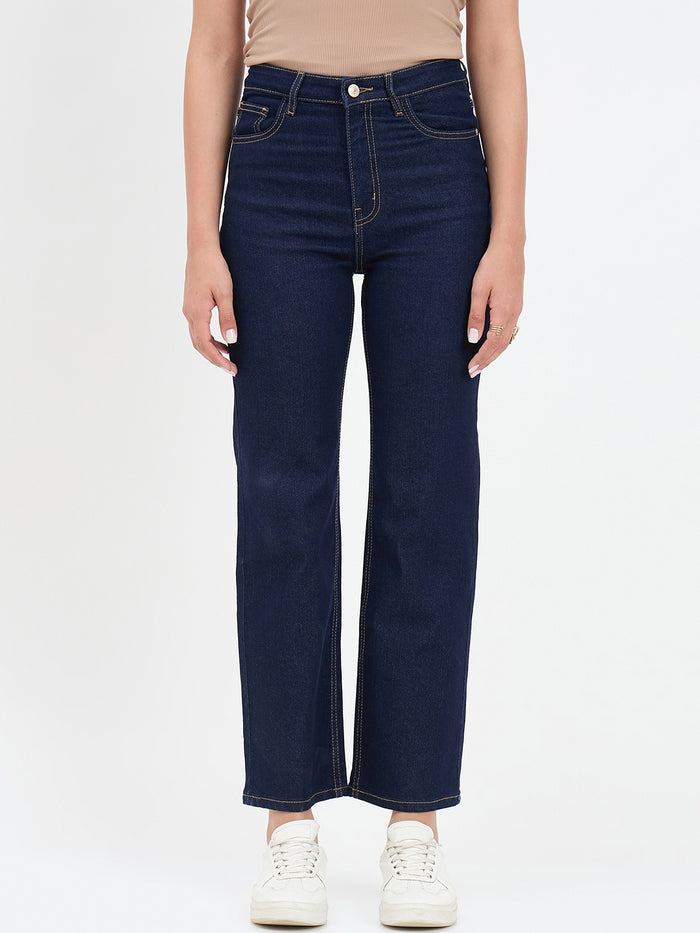 Madame Dark Blue Straight Fit Jean