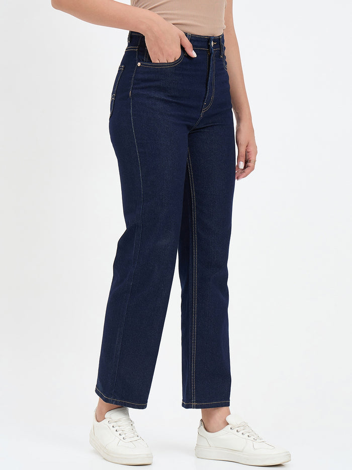 Madame Dark Blue Straight Fit Jean