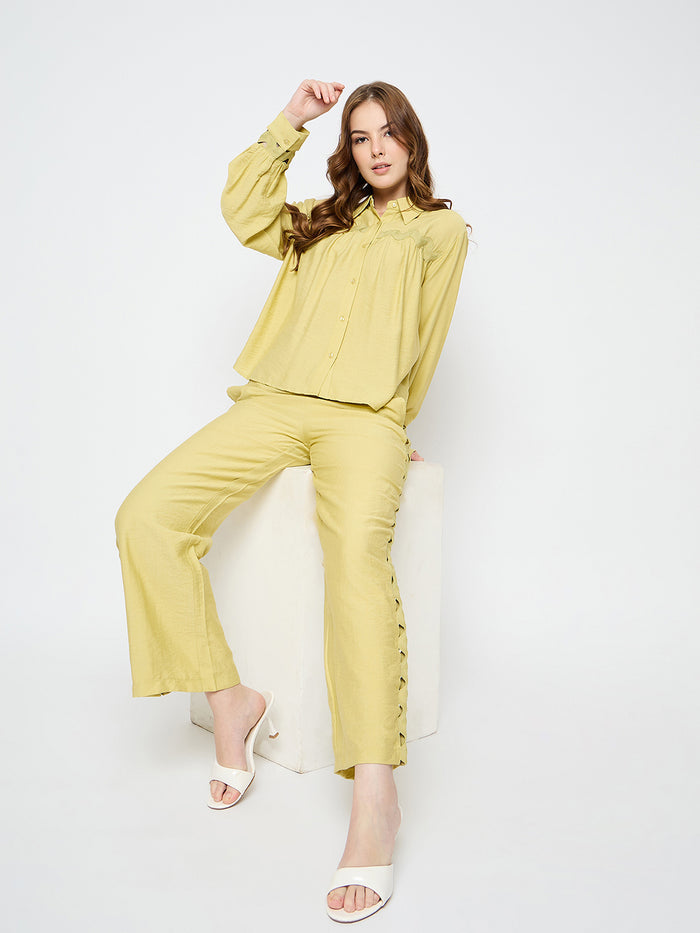 Madame Green Lace Green Co-ord Set