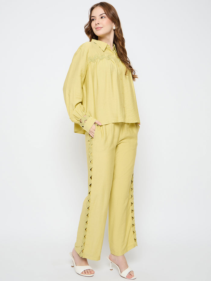 Madame Green Lace Green Co-ord Set
