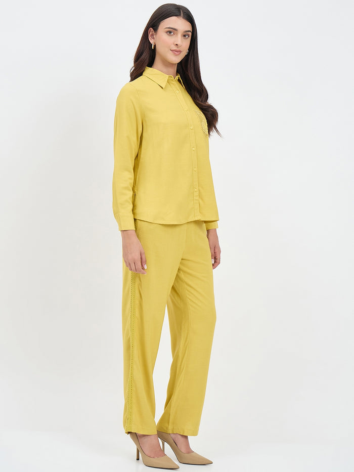 Madame Lime Viscose Co-ord Set