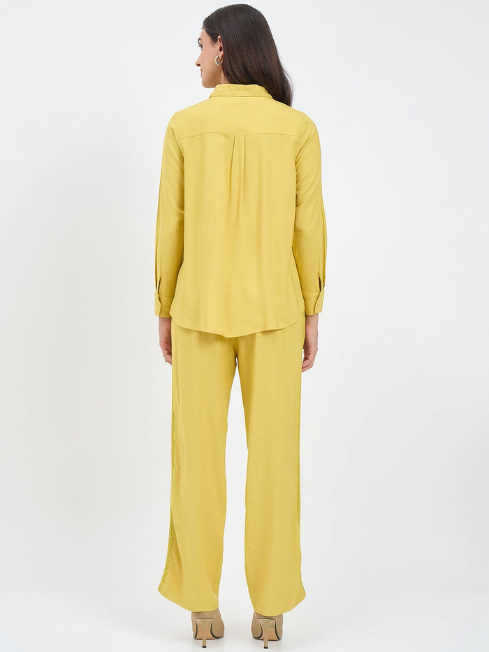 Madame Lime Viscose Co-ord Set