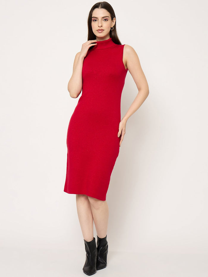 Madame Off White Dress and Cardigan Knitted Co-ord Set