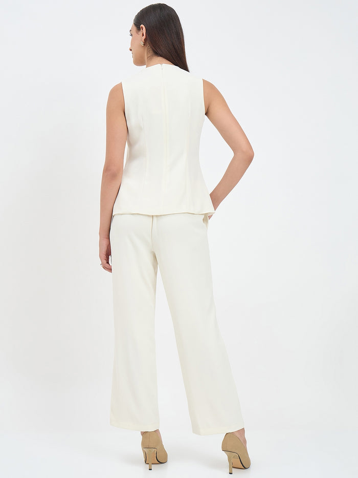 Madame Off White Formal Co-ord Set