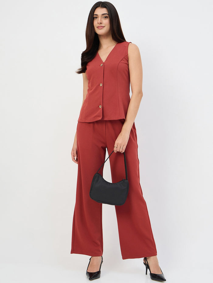 Madame Rust Vestcoat Co-ord Set