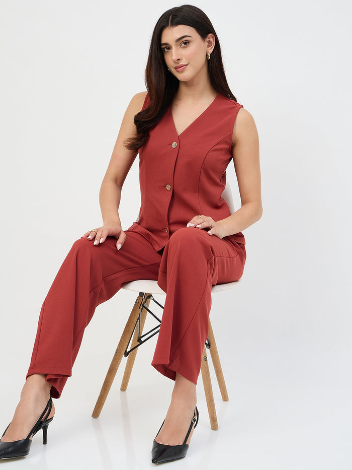 Madame Rust Vestcoat Co-ord Set