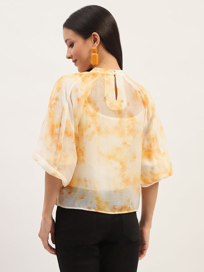 Madame Tie Dye Ivory Top