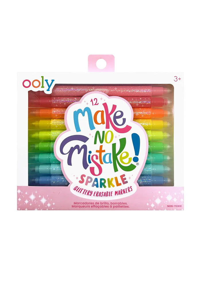Make No Mistake! Glittery Erasable Markers