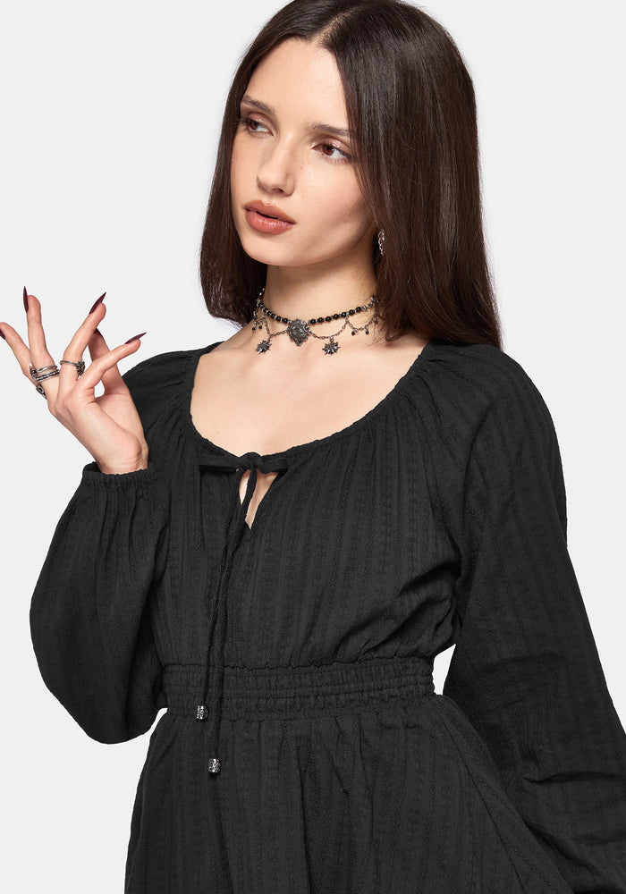 Marcia Tie Front Mini Dress