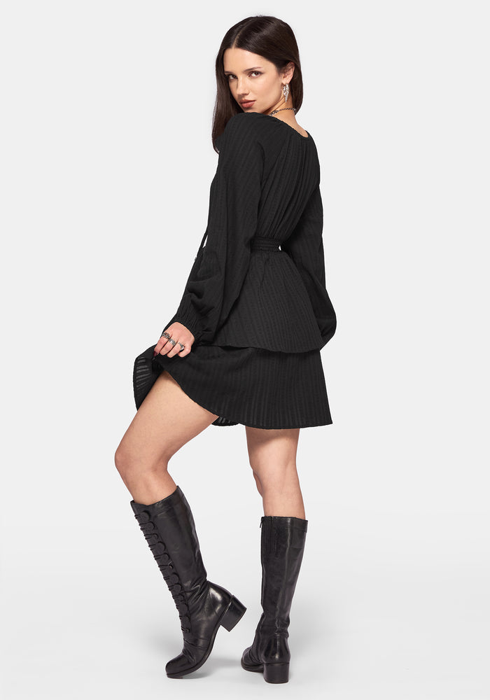 Marcia Tie Front Mini Dress