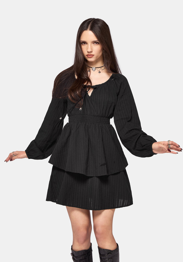 Marcia Tie Front Mini Dress