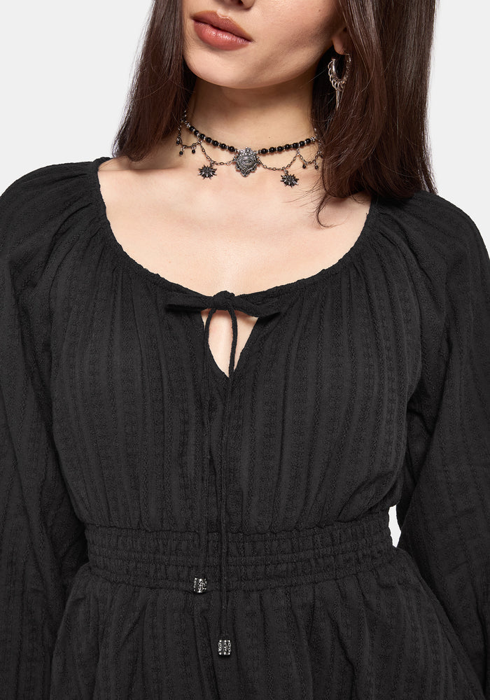 Marcia Tie Front Mini Dress