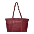Margot Handcrafted Leather Tote/Shoulder Bags: Oxblood Latico Leathers
