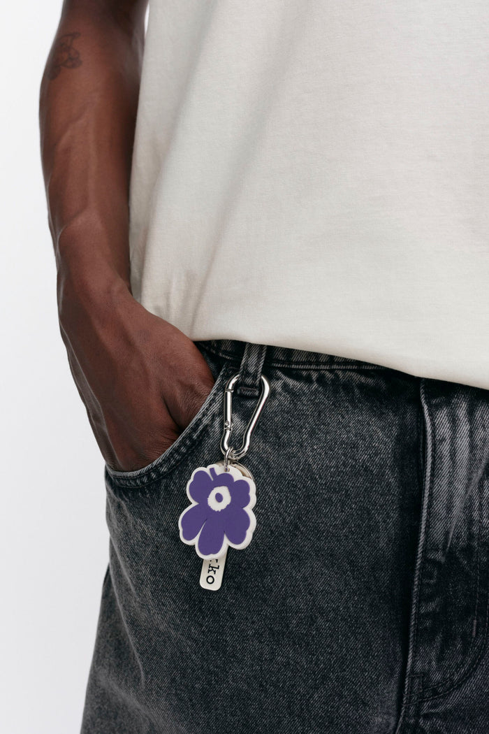 Marimekko Aallokas Unikko Keychain