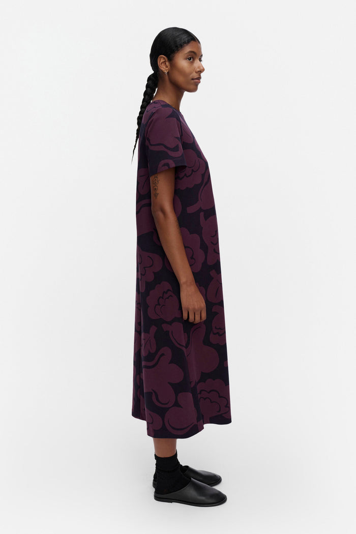 Marimekko Pisteinen Kukasta Kukkaan Jersey Dress