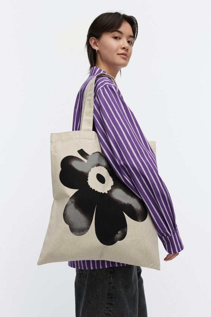Marimekko Vankka Akvarelli Unikko Tote Bag