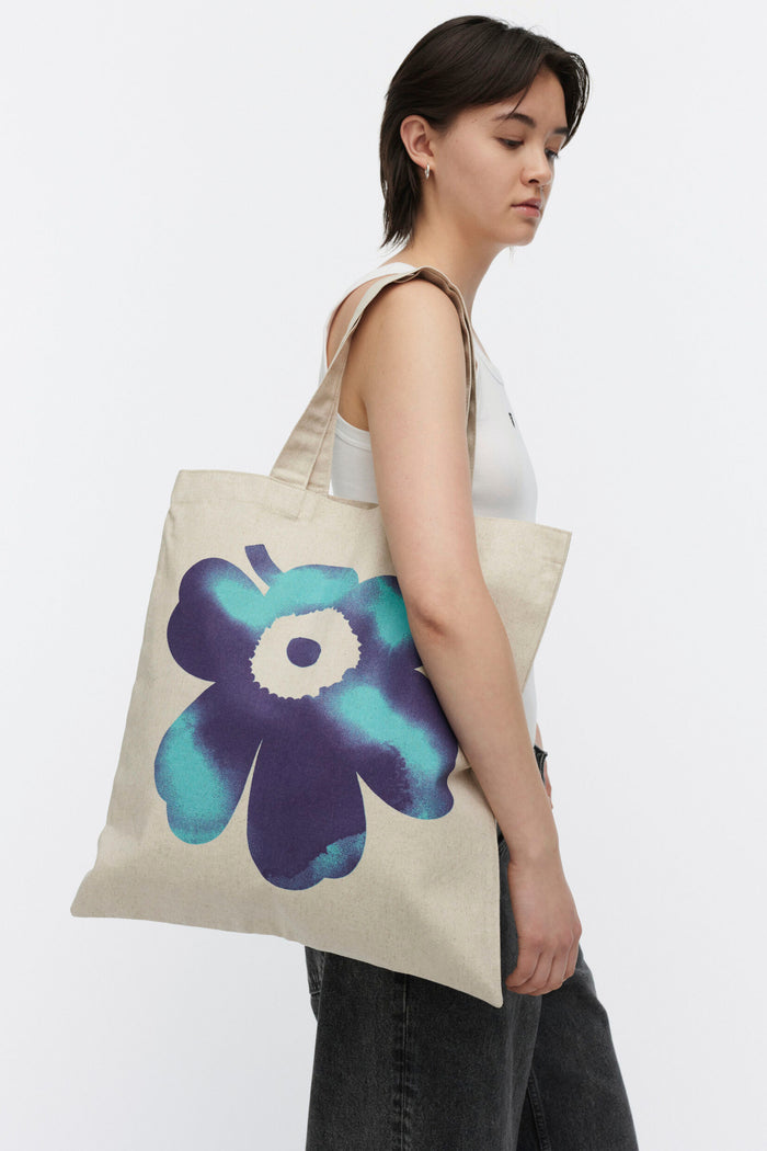 Marimekko Vankka Akvarelli Unikko Tote Bag