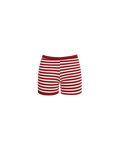 MARLA SHORTS BURGUNDY PINK STRIPE
