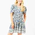 Mary Square Tracy Dress In Mini Ivy