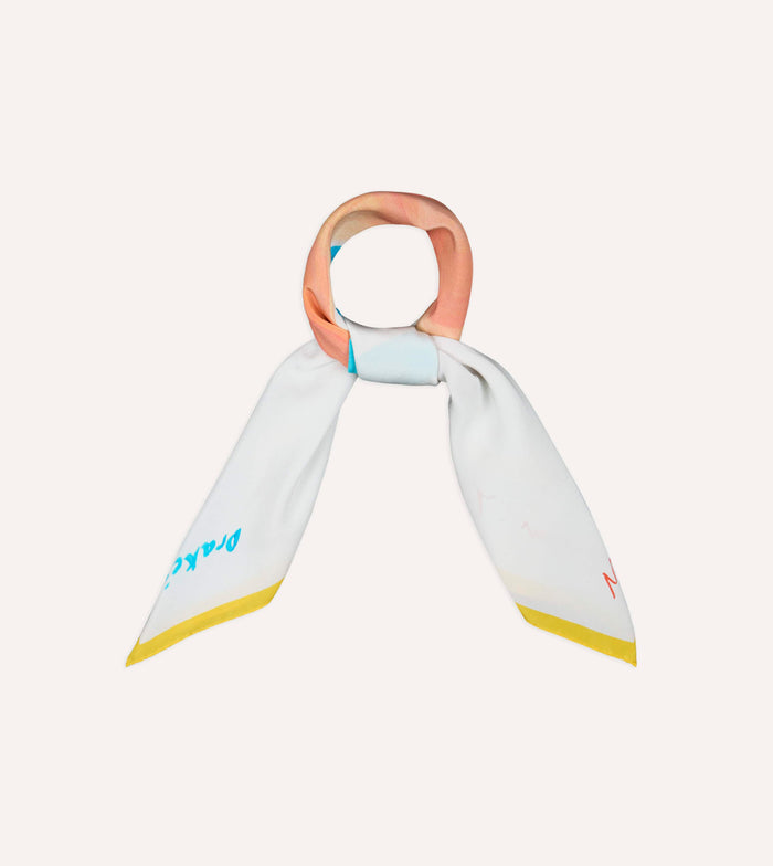 Mayumi Y. for Drake’s Brush Print Silk Bandana