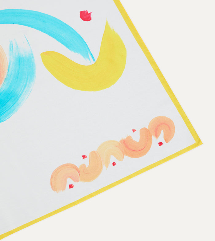 Mayumi Y. for Drake’s Brush Print Silk Bandana