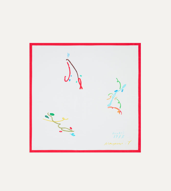 Mayumi Y. for Drake’s Pastel Print Silk Bandana