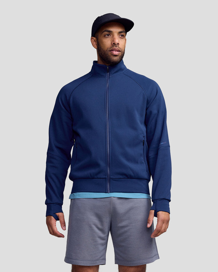 Men’s Anytime Knit Bomber Jacket -  Classic Navy