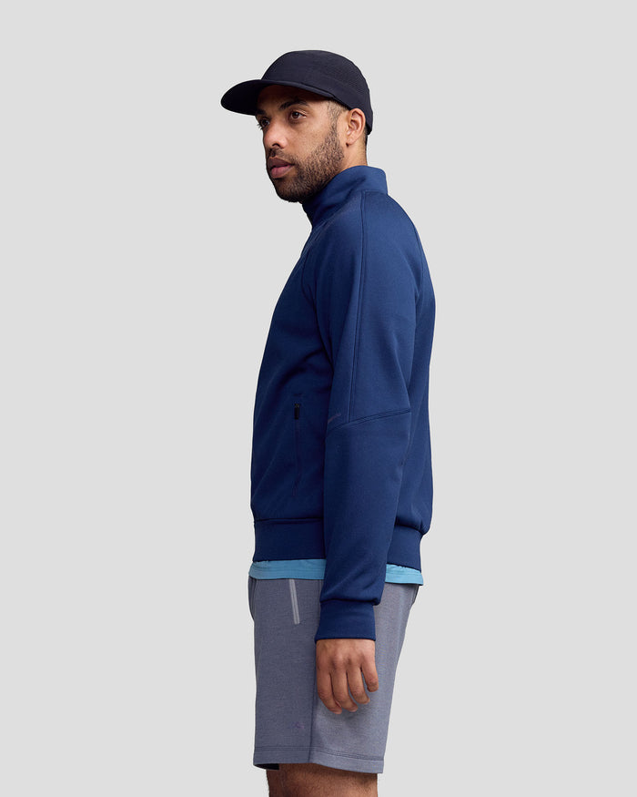 Men’s Anytime Knit Bomber Jacket -  Classic Navy