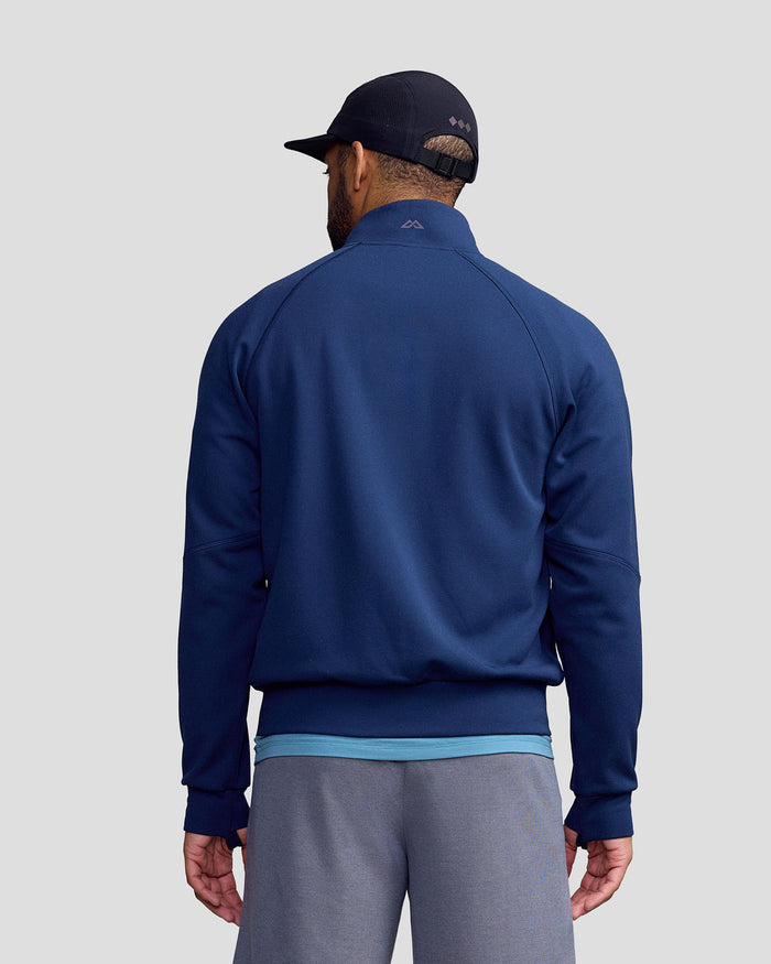 Men’s Anytime Knit Bomber Jacket -  Classic Navy