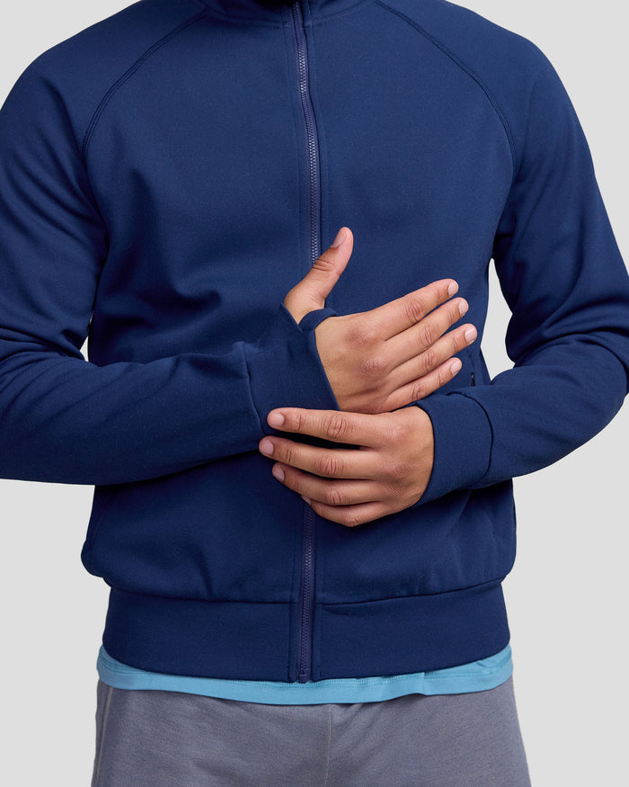 Men’s Anytime Knit Bomber Jacket -  Classic Navy