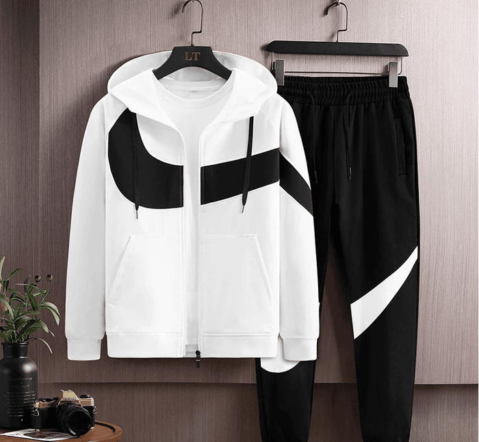 Comfortable Cotton-Polyester Tracksuit Men MTS - 292