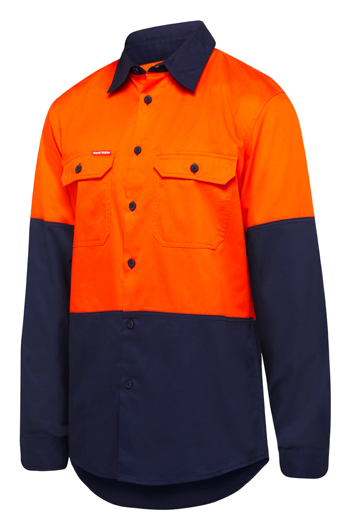 Men's Hi Vis Lightweight Long Sleeve Shirt 07950